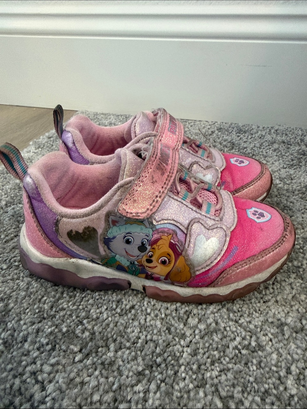 🎉SALE!!! Paw Patrol Pink Light-Up Kids Sneakers